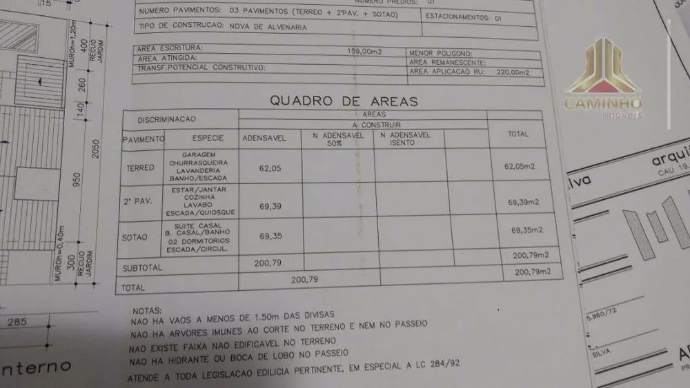 Sobrado, 3 quartos, 200 m² - Foto 1