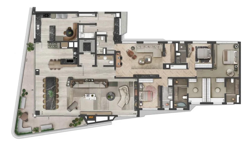 Apartamento, 4 quartos, 378 m² - Foto 4