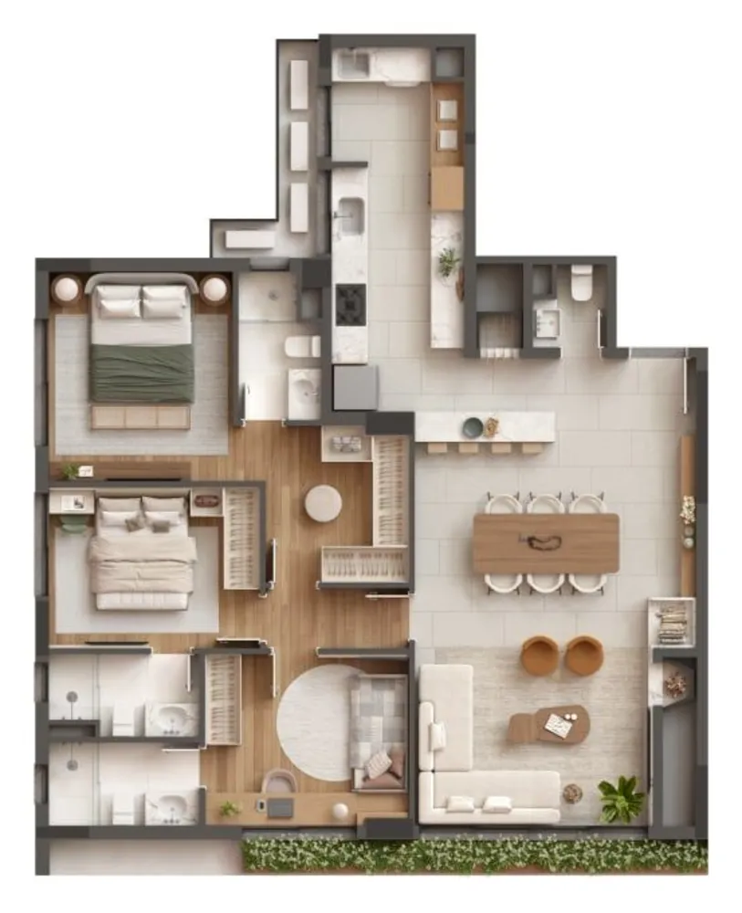 Cobertura, 3 quartos, 222 m² - Foto 6