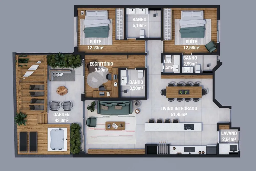Apartamento, 3 quartos, 117 m² - Foto 12