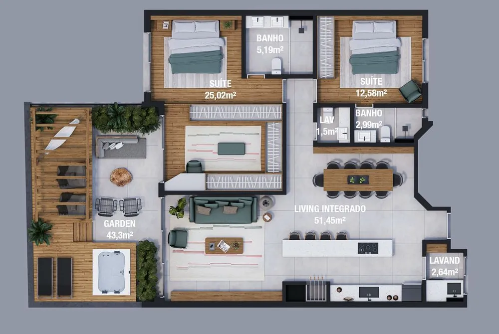 Apartamento, 3 quartos, 117 m² - Foto 8