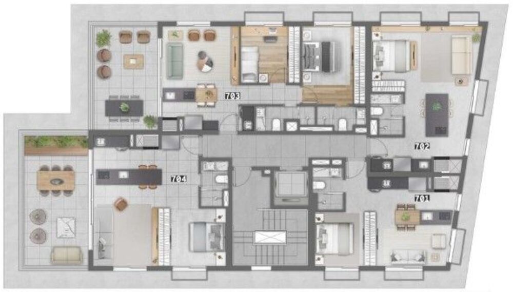 Apartamento à venda com 1 quarto, 82m² - Foto 4