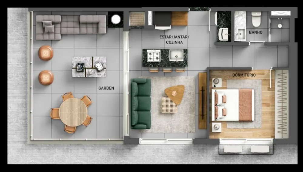 Apartamento, 1 quarto, 94 m² - Foto 3
