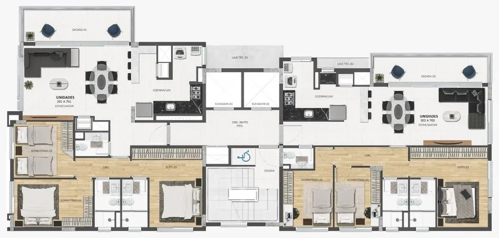 Apartamento, 3 quartos, 98 m² - Foto 6