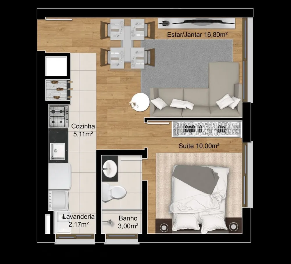 Apartamento, 2 quartos, 67 m² - Foto 11