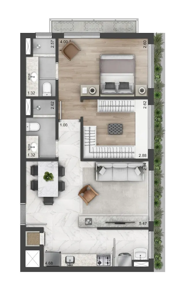 Kitnet-Studio, 29 m² - Foto 12