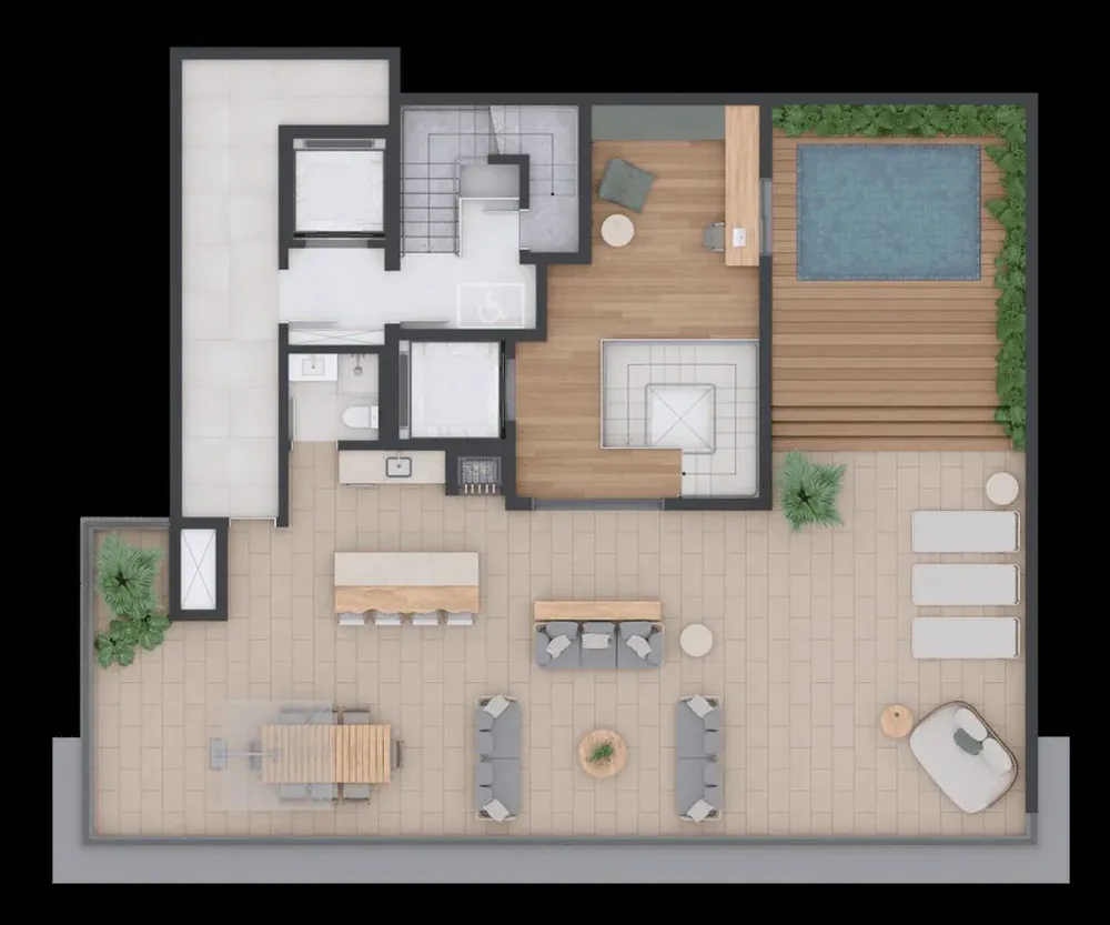 Cobertura, 3 quartos, 404 m² - Foto 2