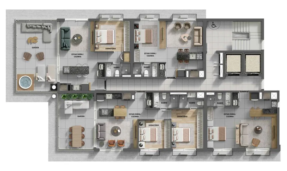Kitnet-Studio, 44 m² - Foto 6