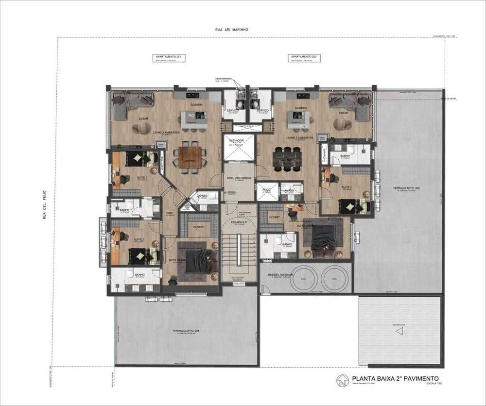 Apartamento à venda com 2 quartos, 79m² - Foto 3
