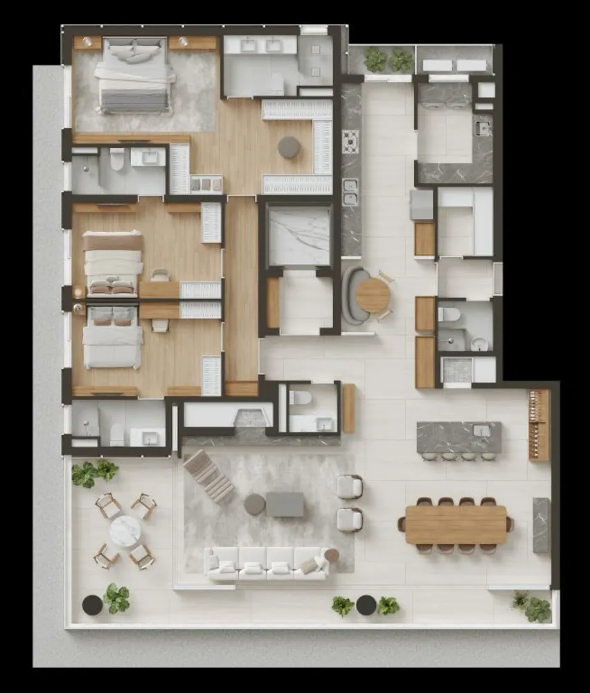 Apartamento, 3 quartos, 389 m² - Foto 4