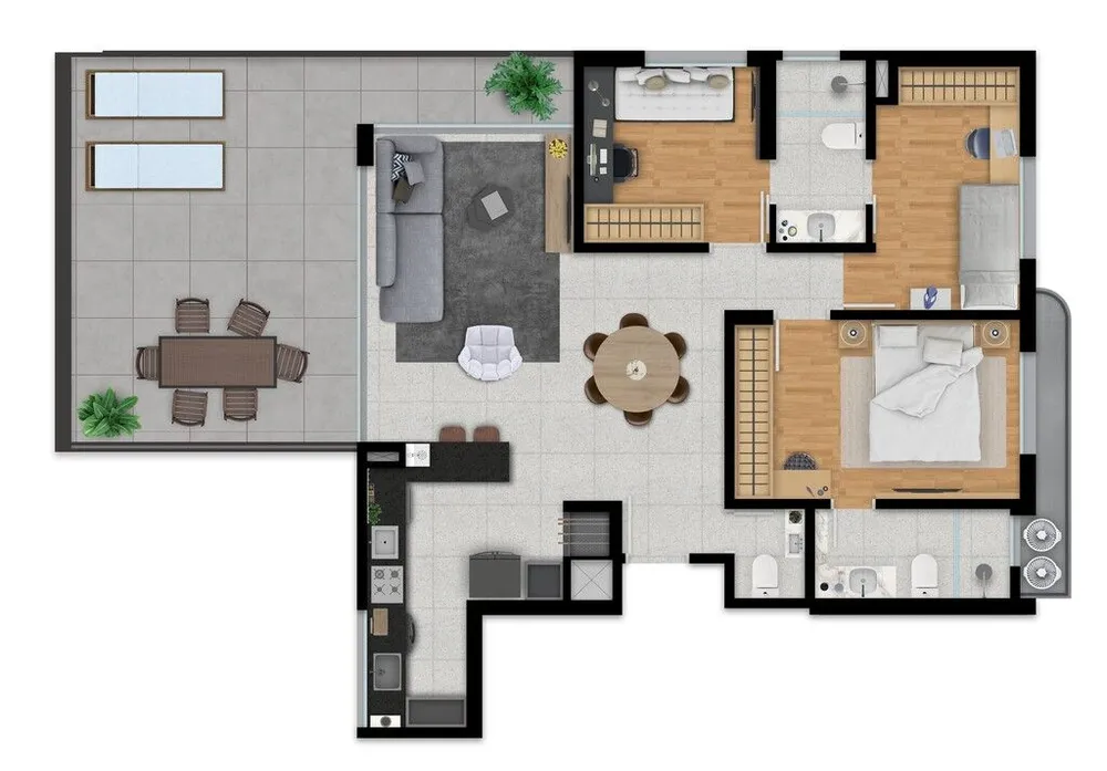 Apartamento, 3 quartos, 95 m² - Foto 7