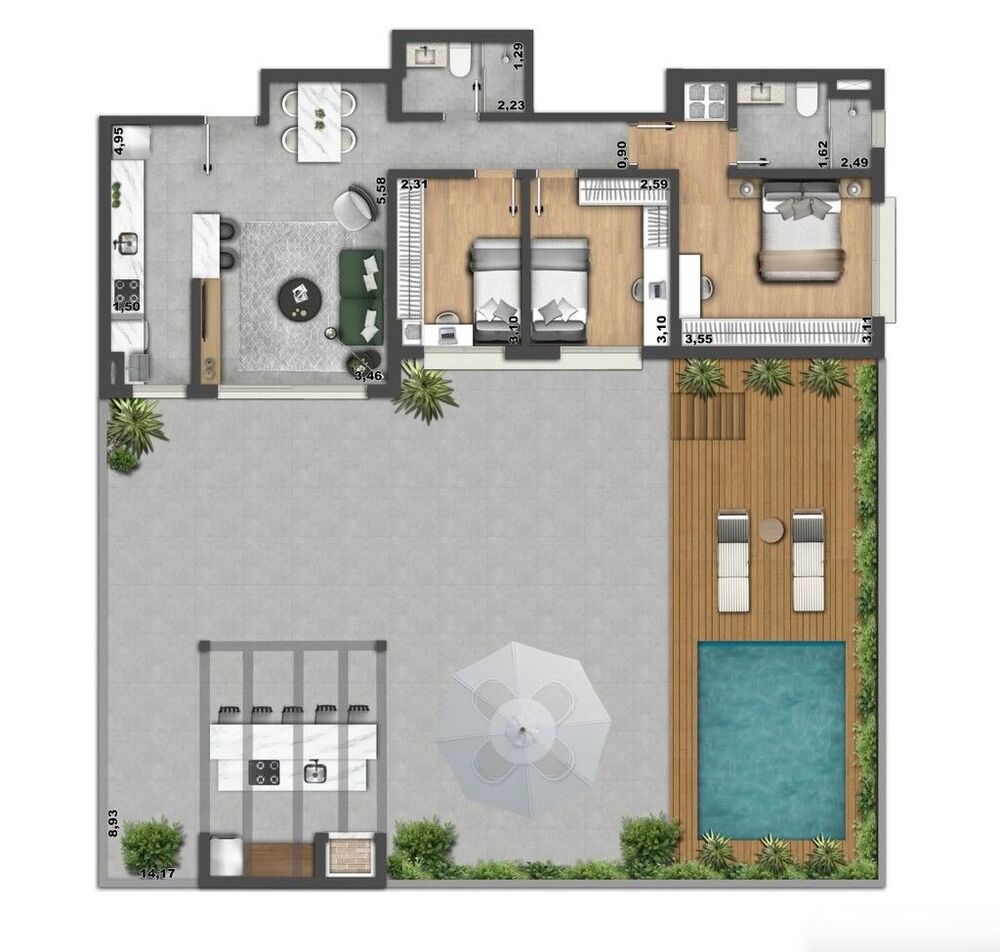 Apartamento à venda com 2 quartos, 63m² - Foto 14