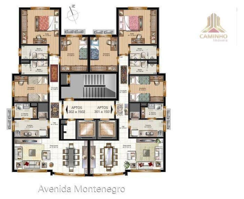 Apartamento, 3 quartos, 93 m² - Foto 2