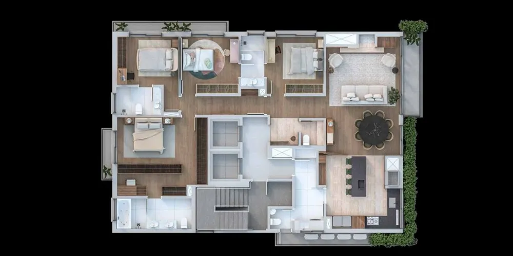 Apartamento, 3 quartos, 251 m² - Foto 1