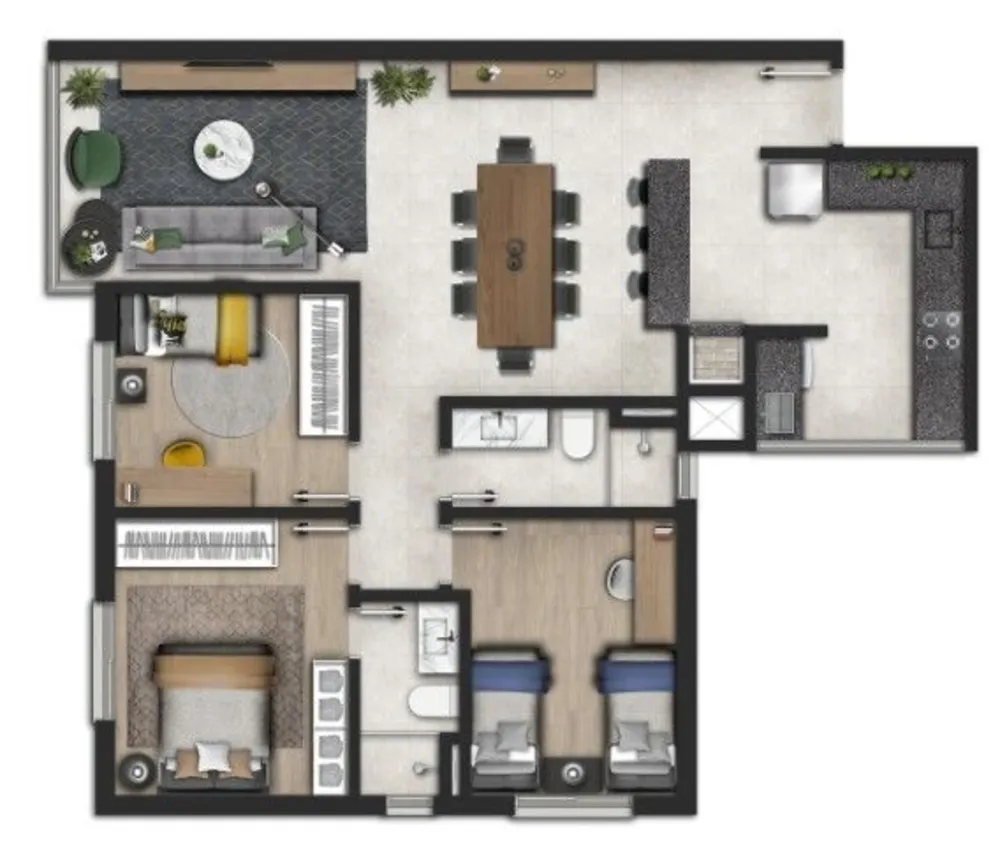 Apartamento, 2 quartos, 71 m² - Foto 12