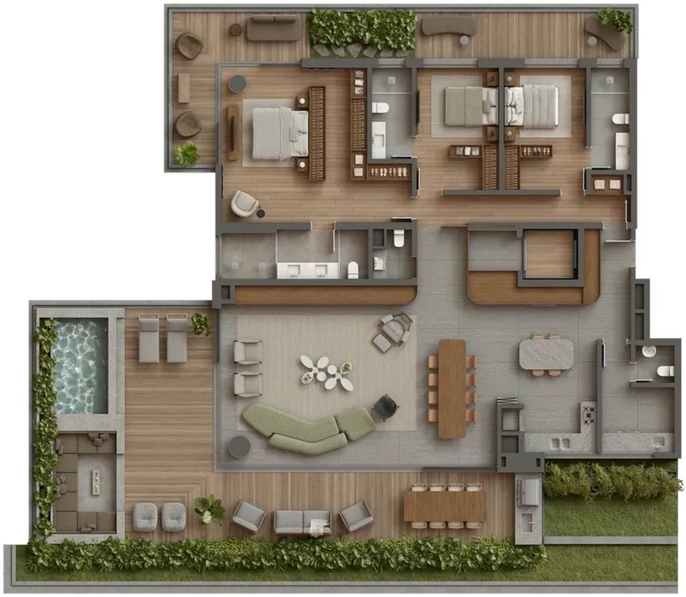 Apartamento, 3 quartos, 265 m² - Foto 12