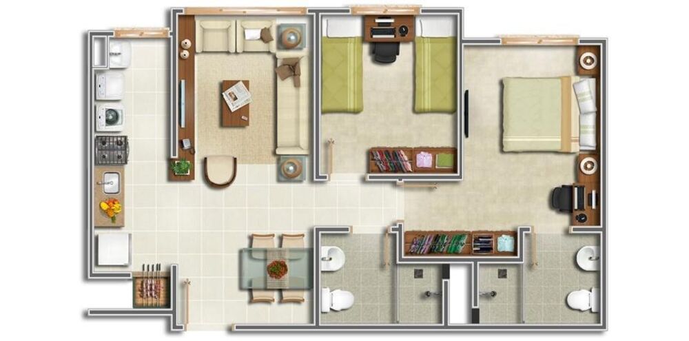 Apartamento à venda com 3 quartos, 72m² - Foto 26