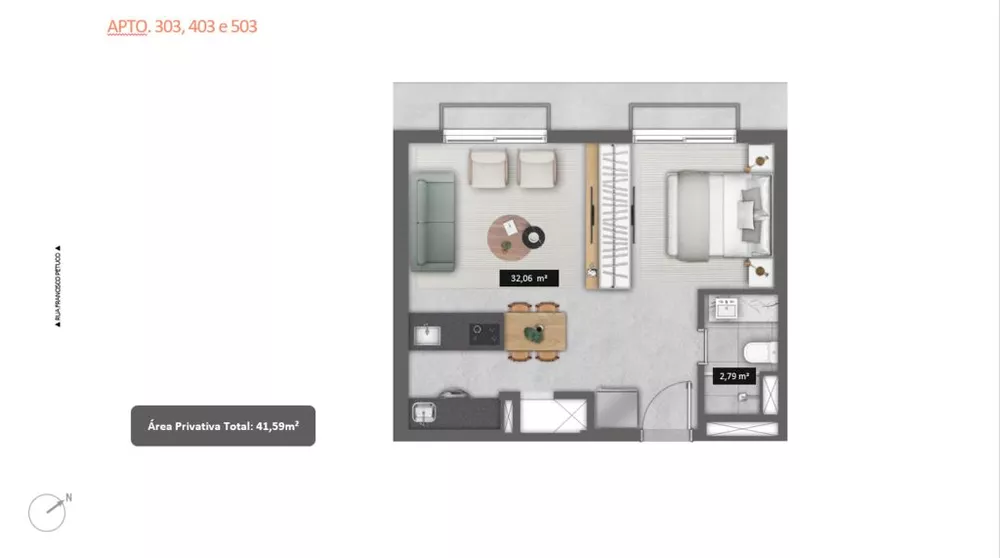 Kitnet-Studio, 41 m² - Foto 26