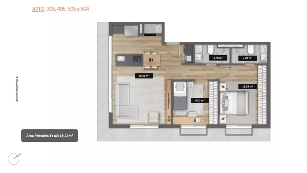 Kitnet-Studio, 41 m² - Foto 23