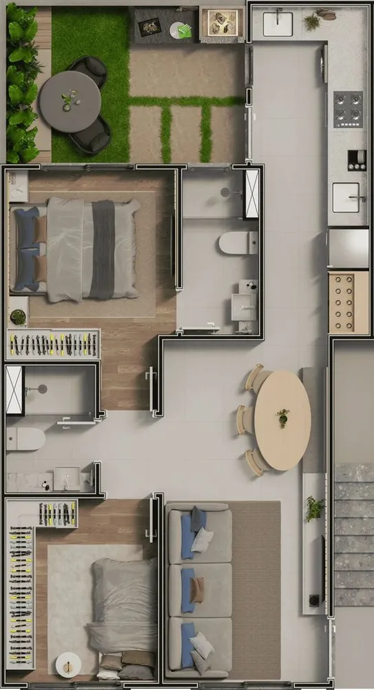 Casa de Condomínio, 2 quartos - Foto 6