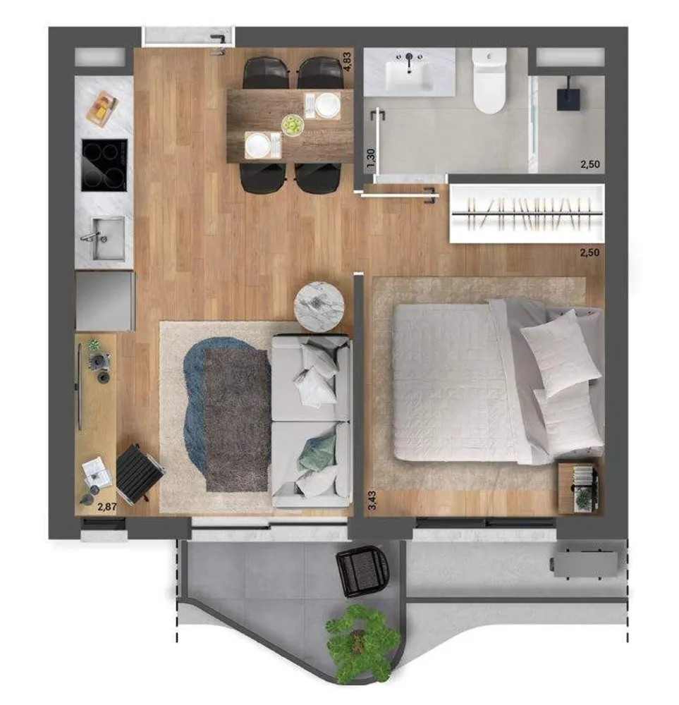 Apartamento, 2 quartos, 102 m² - Foto 5