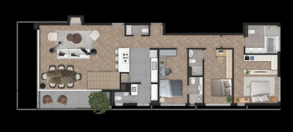 Apartamento, 3 quartos, 170 m² - Foto 8