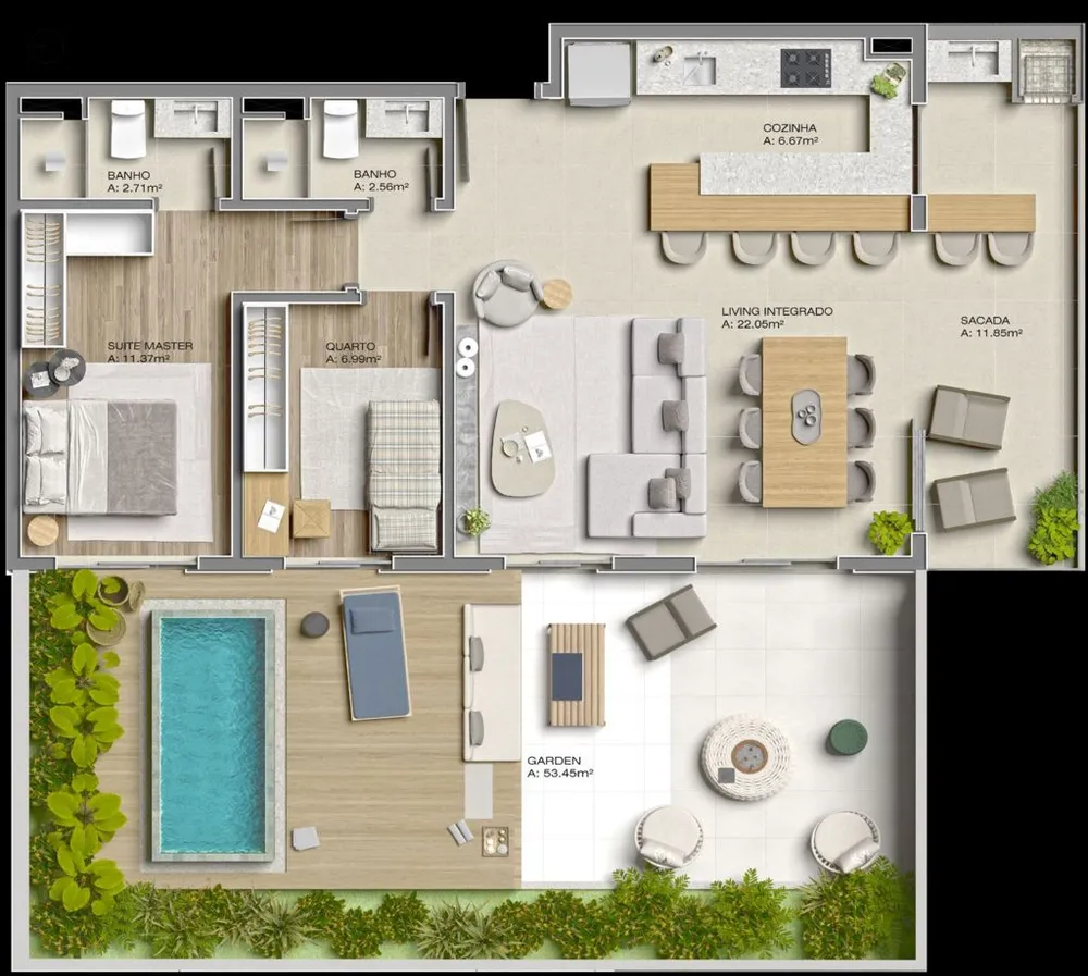Apartamento, 2 quartos, 94 m² - Foto 12