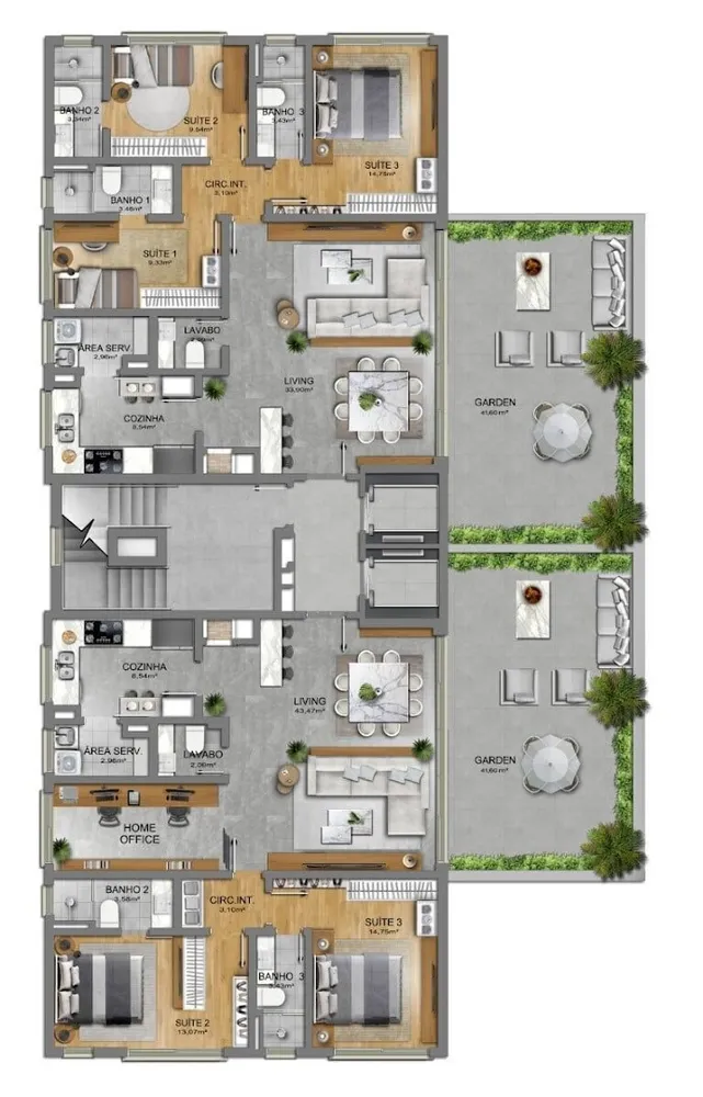 Apartamento, 3 quartos, 110 m² - Foto 9