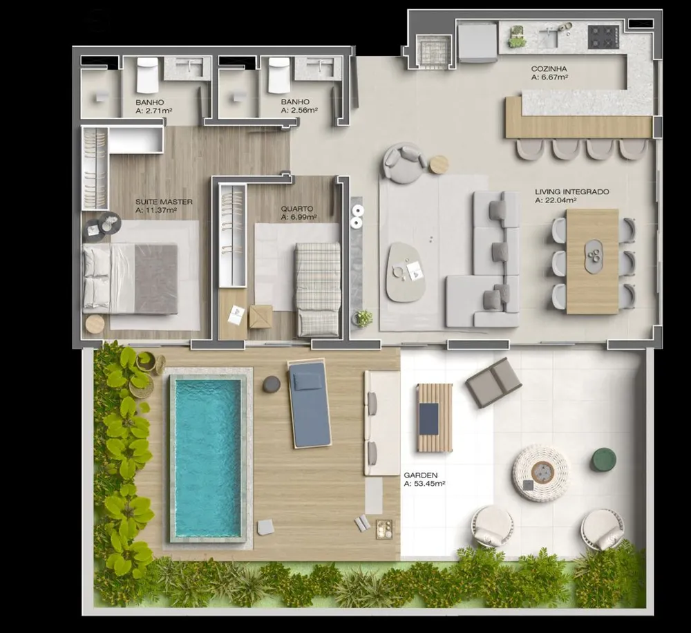 Apartamento, 2 quartos, 55 m² - Foto 7