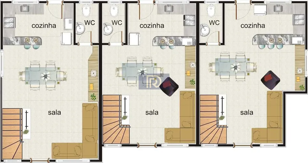 Sobrado, 2 quartos, 76 m² - Foto 9