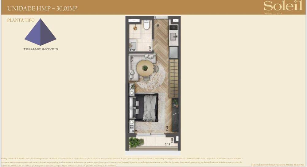 Kitnet-Studio, 30 m² - Foto 4