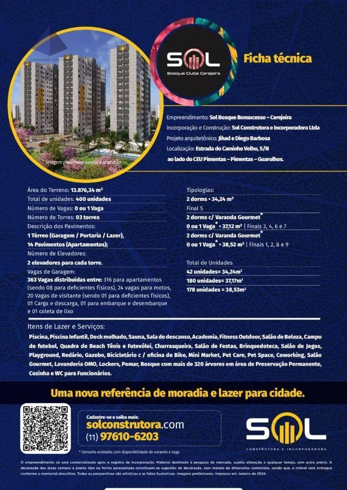 Apartamento, 2 quartos, 38 m² - Foto 3