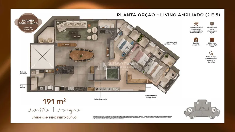 Apartamento, 4 quartos, 191 m² - Foto 6
