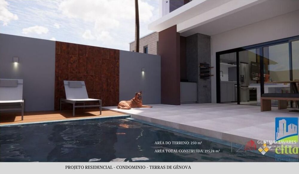 Casa de Condomínio, 3 quartos - Foto 2