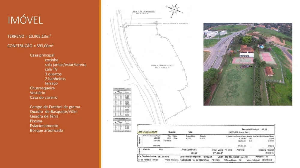 Terreno, 1 hectares - Foto 1