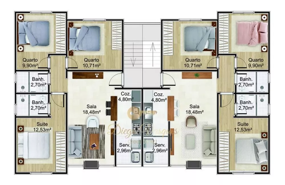 Apartamento, 3 quartos, 70 m² - Foto 15