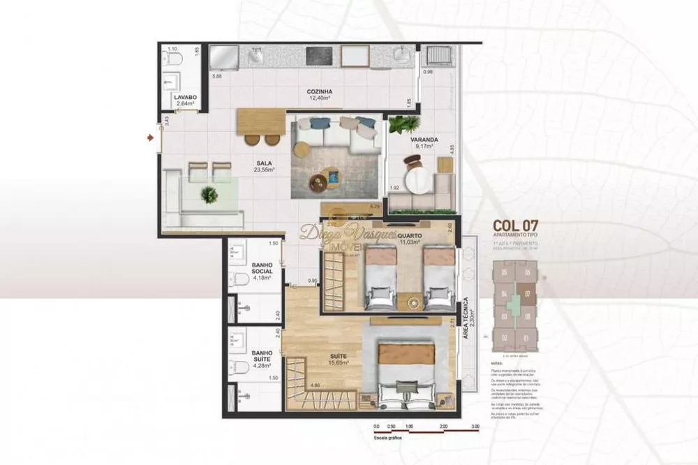 Apartamento, 2 quartos - Foto 10