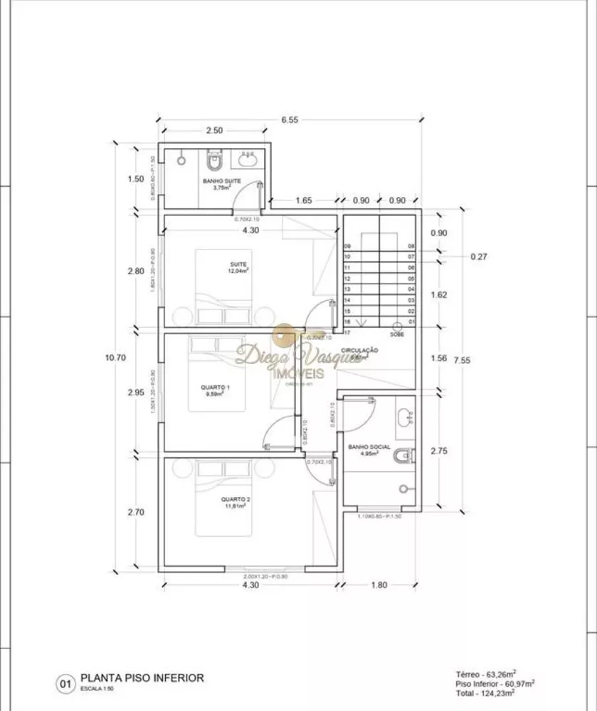 Casa, 3 quartos - Foto 6