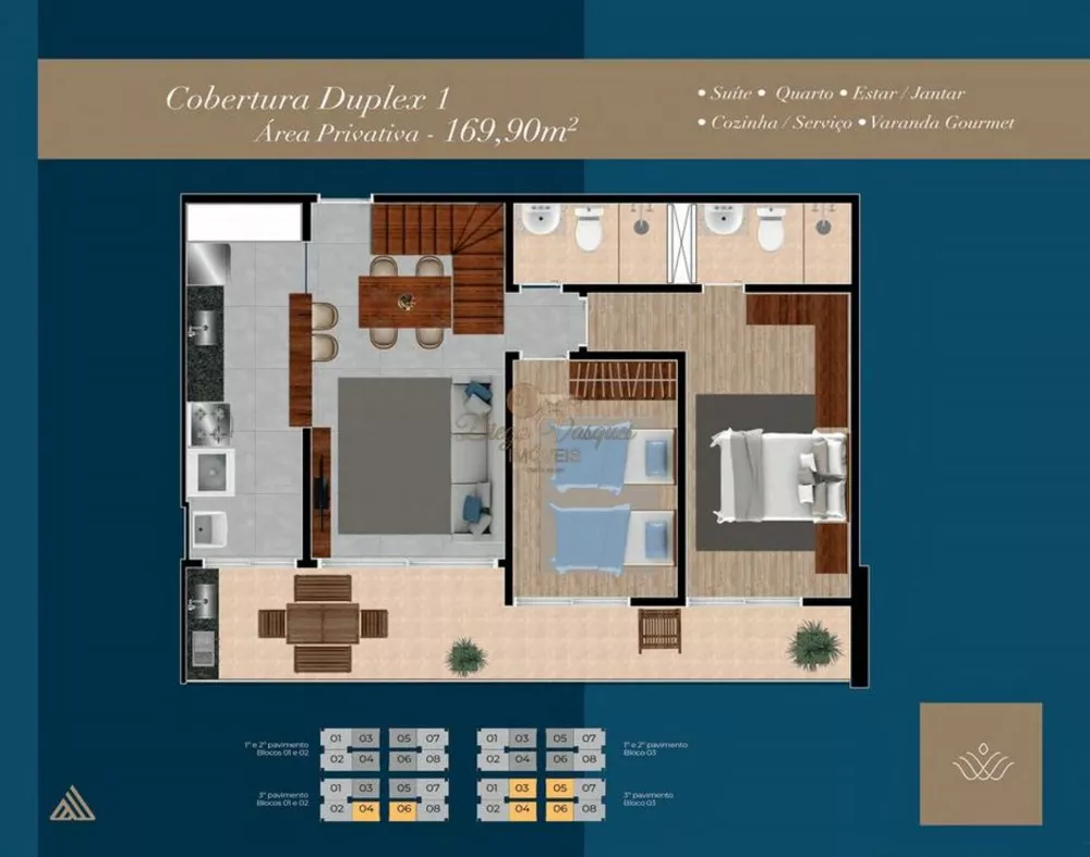 Cobertura, 3 quartos, 169 m² - Foto 11