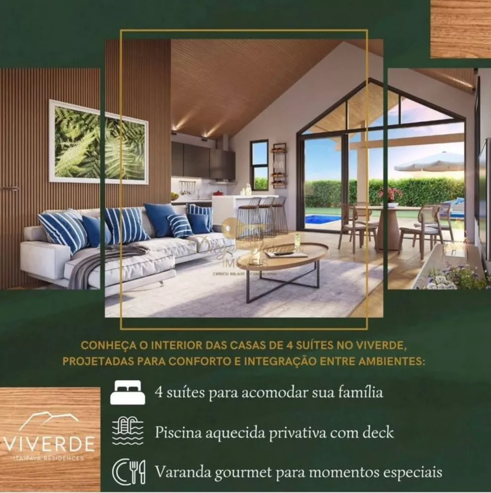 Casa de Condomínio, 4 quartos - Foto 5