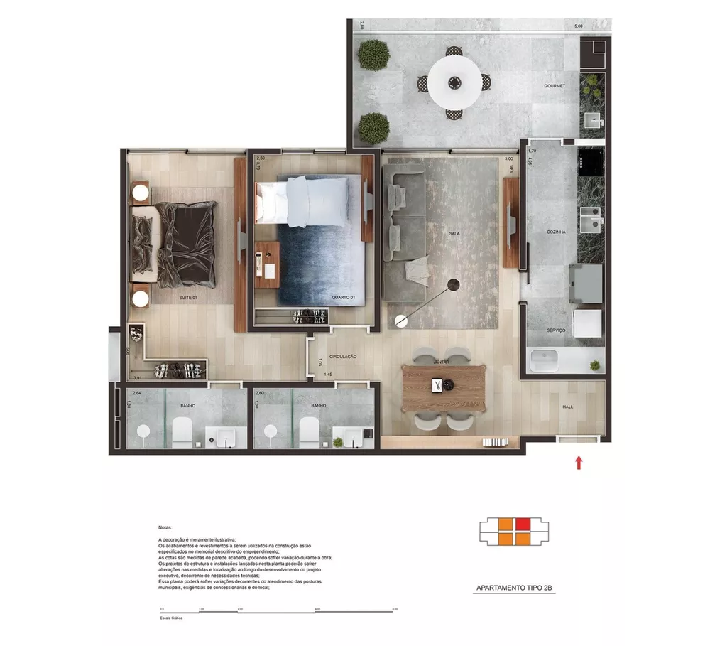Apartamento, 2 quartos, 85 m² - Foto 22