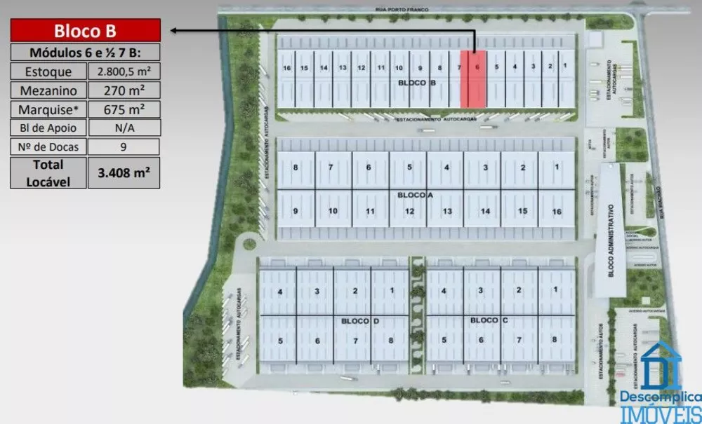 Depósito-Galpão-Armazém para alugar com 3 quartos, 3580m² - Foto 2