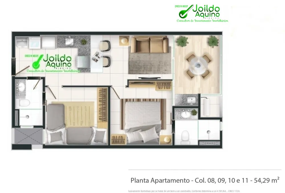 Apartamento, 1 quarto, 38 m² - Foto 7