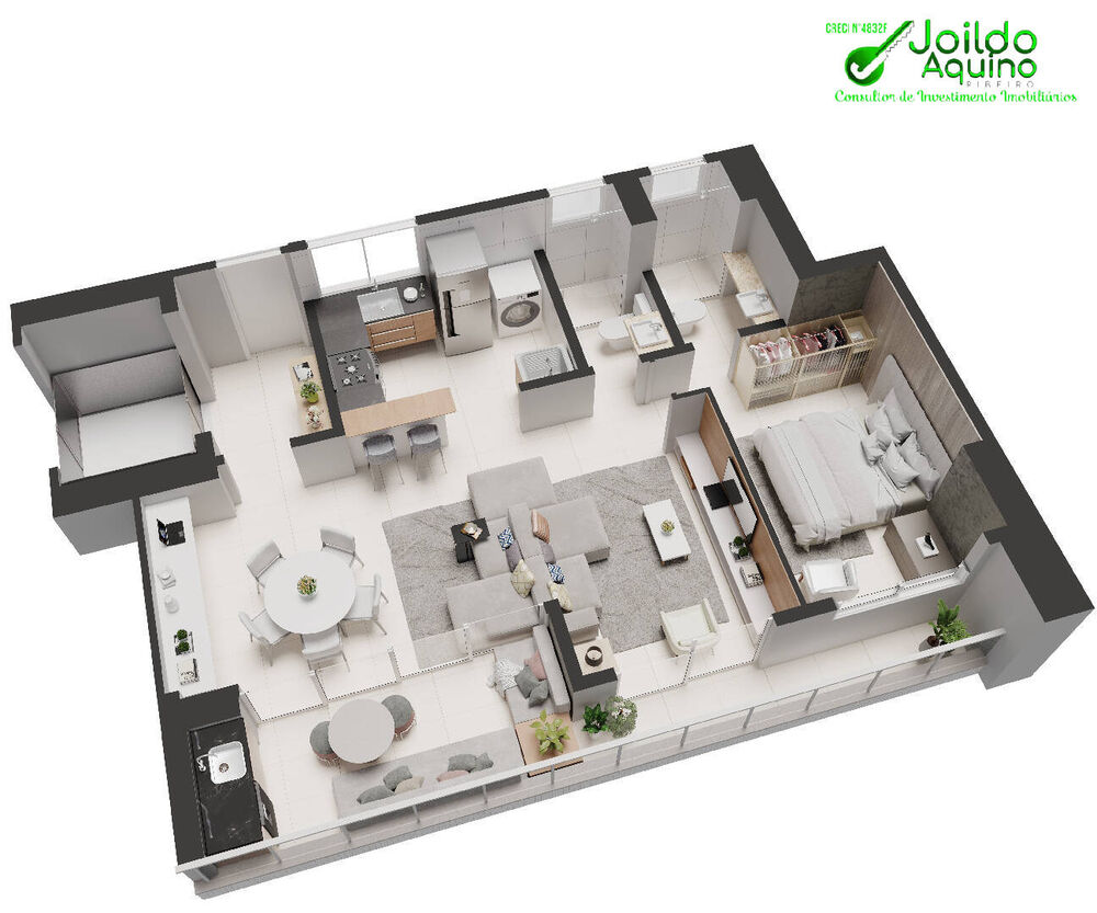 Apartamento, 2 quartos, 69 m² - Foto 3