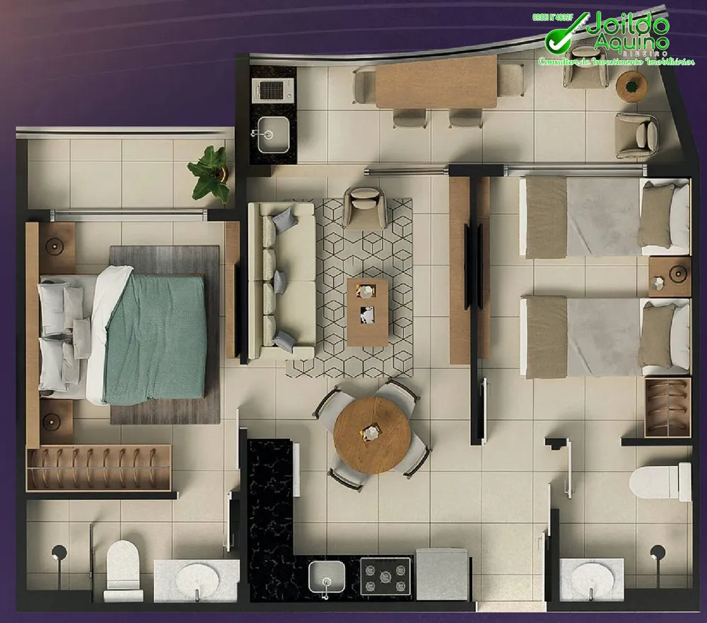 Apartamento, 3 quartos, 72 m² - Foto 5