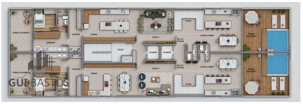 Apartamento, 3 quartos, 172 m² - Foto 2
