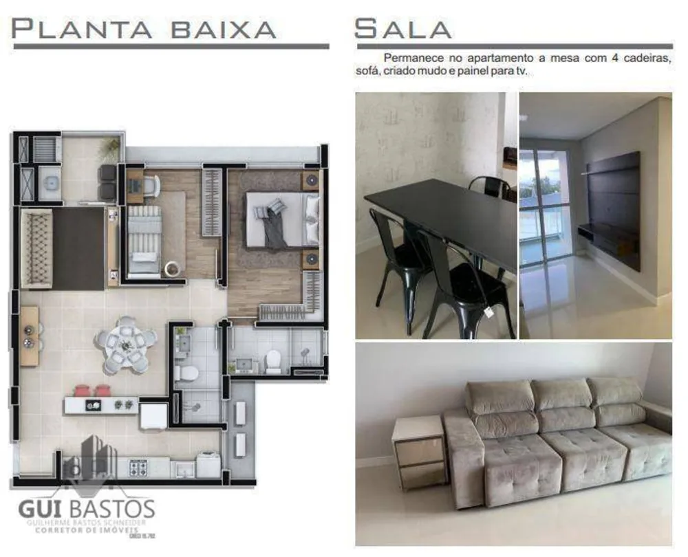 Apartamento, 2 quartos, 70 m² - Foto 3