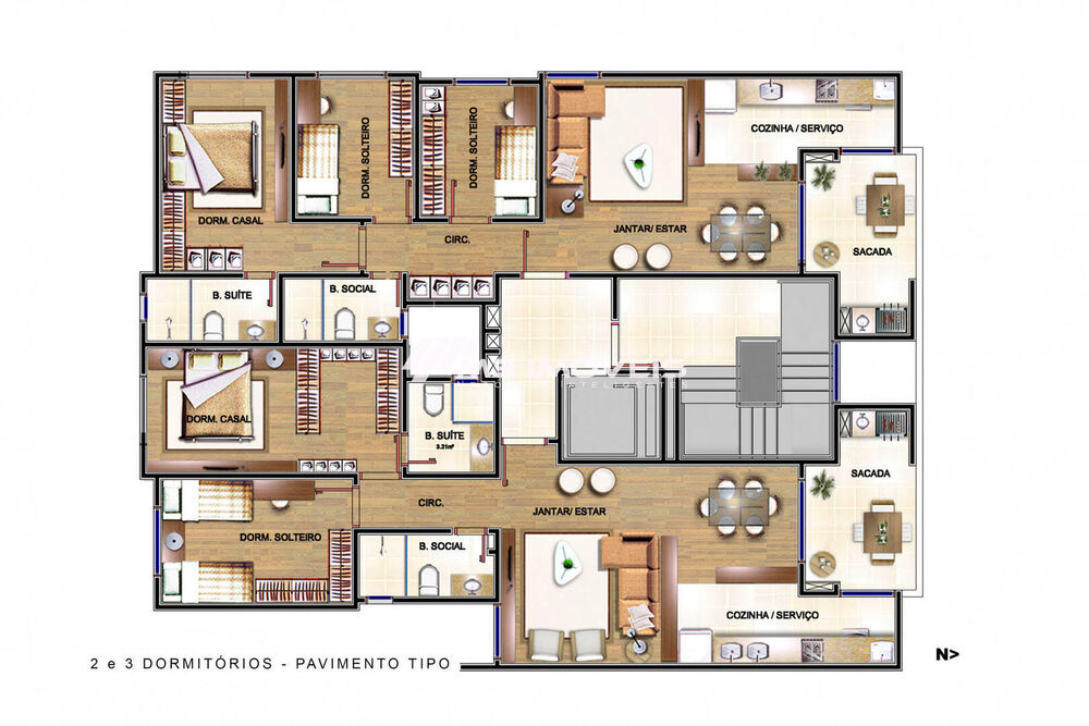 Apartamento à venda com 3 quartos, 86m² - Foto 4