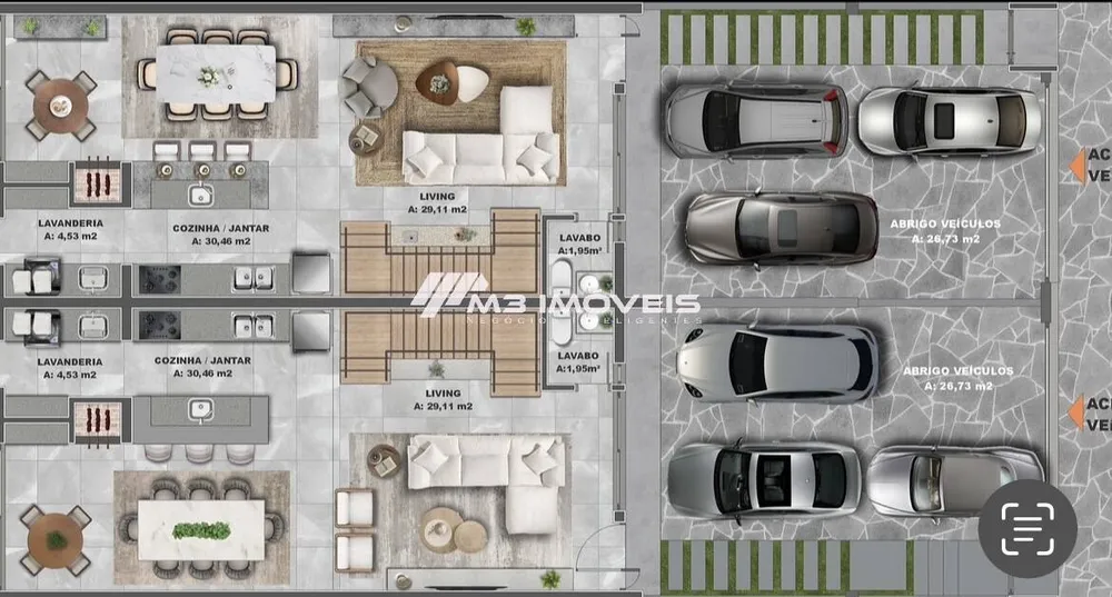 Sobrado, 3 quartos, 210 m² - Foto 1