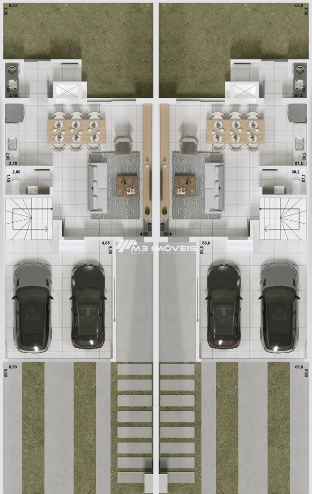 Sobrado, 3 quartos, 169 m² - Foto 2